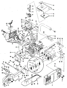General Assembly parts for Mcculloch Chainsaw PRO MAC 610 MODEL 13600041-29 from AppliancePartsPros.com