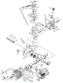 Powerhead & Oiler Assemblies parts for Mcculloch Chainsaw PRO MAC 610 MODEL 13600041-29 from AppliancePartsPros.com
