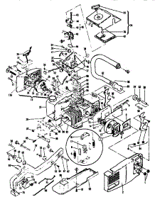 General Assembly parts for Realcraft Gas Chainsaw PRO MAC 650 from AppliancePartsPros.com