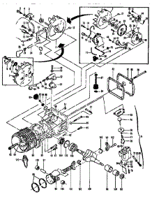 Powerhead Assembly parts for Mcculloch Chainsaw PRO MAC 700 MODEL 600116-04 from AppliancePartsPros.com