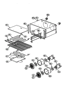 Oven Cavity parts for Thermador Electric Range PRSE364GD from AppliancePartsPros.com