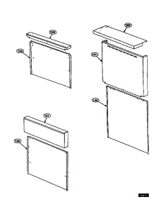 Weldment parts for Thermador Electric Range PRSE366 from AppliancePartsPros.com