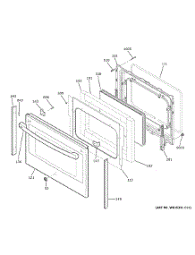 Lower Door parts for Ge Side-By-Side Refrigerator PS960YP2FS from AppliancePartsPros.com