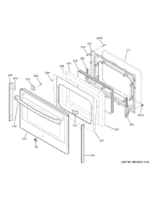Lower Door parts for Ge Electric Range PS960YP4FS from AppliancePartsPros.com