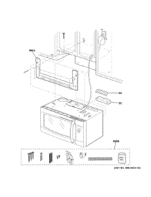 Installation Parts parts for Ge Microwave/Hood Combo PSA9120SP1SS from AppliancePartsPros.com