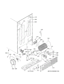 Machine Compartment parts for Ge Side-By-Side Refrigerator PSS28KYHECFS from AppliancePartsPros.com