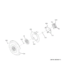 Convection Fan parts for Ge Electric Range PSS93BP1TS from AppliancePartsPros.com