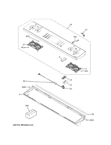 Control Panel parts for Ge Electric Range PSS93YP3FS from AppliancePartsPros.com