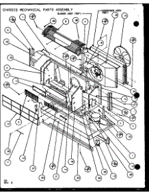 Chassis Mechanical Parts Assembly (Ptc12300e / P9999729r) (Ptc12400e / P9806729r) (Ptc12300ec / P9811729r) (Ptc12400ec / P9872429r) parts for Amana Central Air Conditioner PTC07300EC/P9811701R from AppliancePartsPros.com