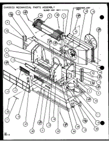 Chassis Mechanical Parts Assembly (Ptc12300er / P9812529r) (Ptc12400er / P9872229r) parts for Amana Central Air Conditioner PTC07300ER/P9812501R from AppliancePartsPros.com