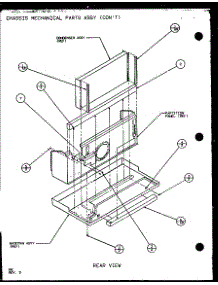 Chassis Mechanical Parts Assy (Ptc15300er / P9812522r) (Ptc15400er / P9872222r) parts for Amana Central Air Conditioner PTC07300ER/P9882501R from AppliancePartsPros.com