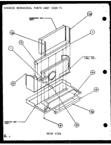 Chassis Mechanical Parts Ass (Ptc15300e / P9999722r) (Ptc15400e / P9806722r) (Ptc15300ec / P9811722r) (Ptc15400ec / P9872422r) parts for Amana Central Air Conditioner PTC07400E/P9806701R from AppliancePartsPros.com