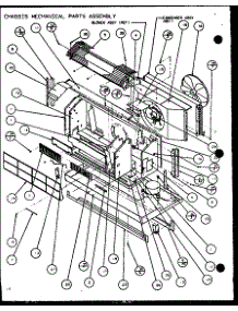Chassis Mechanical Parts Assembly (Ptc09300e / P9999708r) (Ptc09400e / P9806708r) (Ptc09300ec / P9811708r) (Ptc09400ec / P9872408r) parts for Amana Central Air Conditioner PTC09300E/P9999708R from AppliancePartsPros.com