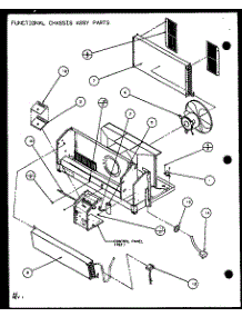 Functional Chassis Assy Parts (Ptc12300e / P9999715r) (Ptc12400e / P9806715r) (Ptc12300ec / P9811715r) (Ptc12400ec / P9872415r) parts for Amana Central Air Conditioner PTC09300E/P9999708R from AppliancePartsPros.com