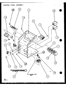 Control Panel Assembly (Ptc12300er / P9812529r) (Ptc12400er / P9872229r) parts for Amana Central Air Conditioner PTC09300ER/P9812508R from AppliancePartsPros.com