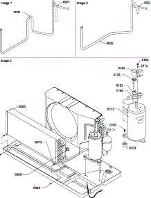 Compressor & Tubing parts for Amana Heating Cooling Combined Unit PTC093A25MA/P1202295R from AppliancePartsPros.com