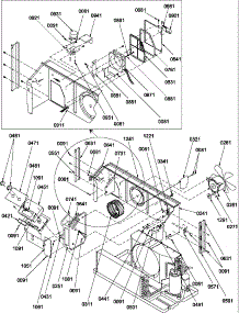 Chassis parts for Amana Heating Cooling Combined Unit PTC093A35BB/P1225501R from AppliancePartsPros.com