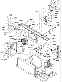 Chassis parts for Amana Heating Cooling Combined Unit PTC093A35CA/P1202304R from AppliancePartsPros.com