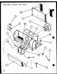Functional Chassis Assy Parts (Ptc07300e / P9999701r) (Ptc07400e / P9806701r) (Ptc07300ec / P9811701r) (Ptc07400ec / P9872401r) parts for Amana Central Air Conditioner PTC09400E/P9806708R from AppliancePartsPros.com