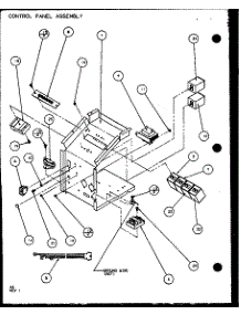 Control Panel Assembly (Ptc12300er / P9812515r) (Ptc12400er / P9872215r) parts for Amana Central Air Conditioner PTC09400ER/P9872208R from AppliancePartsPros.com