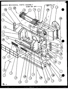 Chassis Mechanical Parts Assembly (Ptc15300er / P9812522r) (Ptc15400er / P9872222r) parts for Amana Central Air Conditioner PTC09400ER/P9872208R from AppliancePartsPros.com