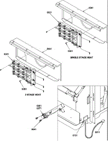 Heater parts for Amana Heating Cooling Combined Unit PTC094A35JB/P1225705R from AppliancePartsPros.com