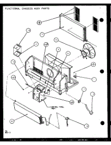 Functional Chassis Assy Parts (Ptc12300e / P9999729r) (Ptc12400e / P9806729r) (Ptc12300ec / P9811729r) (Ptc12400ec / P9872429r) parts for Amana Central Air Conditioner PTC12300E/P9999715R from AppliancePartsPros.com
