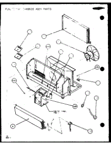Functional Chassis Assy Parts (Ptc07400er / P9872201r) (Ptc07300er / P9812501r) parts for Amana Central Air Conditioner PTC12300ER/P9812529R from AppliancePartsPros.com