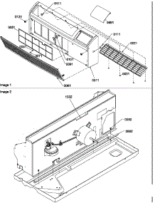 Front / Chassis parts for Amana Heating Cooling Combined Unit PTC123A35MA/P1202293R from AppliancePartsPros.com