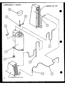 Compressor & Tubing (Ptc09300e / P9999708r) (Ptc09400e / P9806708r) (Ptc09300ec / P9811708r) (Ptc09400ec / P9872408r) parts for Amana Central Air Conditioner PTC12400E/P9806715R from AppliancePartsPros.com