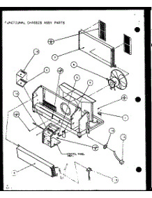 Functional Chassis Assy Parts (Ptc09300e / P9999708r) (Ptc09400e / P9806708r) (Ptc09300ec / P9811708r) (Ptc09400ec / P9872408r) parts for Amana Central Air Conditioner PTC12400E/P9806729R from AppliancePartsPros.com