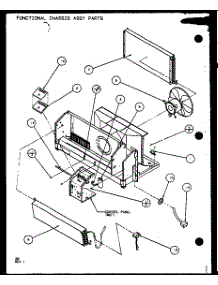 Functional Chassis Assy Parts (Ptc09300er / P9812508r) (Ptc09400er / P9872208r) parts for Amana Central Air Conditioner PTC12400ER/P9872115R from AppliancePartsPros.com