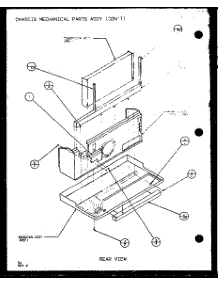 Chassis Mechanical Parts Assy (Ptc12300er / P9812629r) (Ptc12400er / P9872129r) parts for Amana Central Air Conditioner PTC12400ER/P9872215R from AppliancePartsPros.com