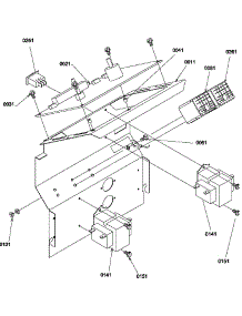 Control Panel parts for Amana Heating Cooling Combined Unit PTC124A00HA/P1214105R from AppliancePartsPros.com