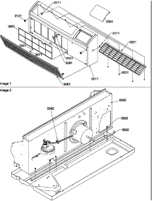 Front / Chassis parts for Amana Heating Cooling Combined Unit PTC153A15AA/P1202265R from AppliancePartsPros.com