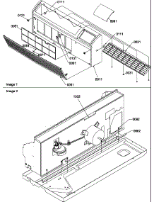 Front / Chassis parts for Amana Heating Cooling Combined Unit PTC154A00CA/P1202329R from AppliancePartsPros.com