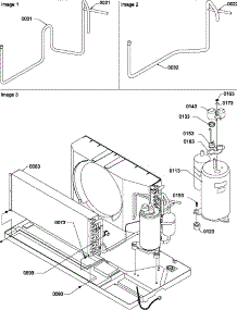 Compressor & Tubing parts for Amana Heating Cooling Combined Unit PTC154A25AA/P1202228R from AppliancePartsPros.com