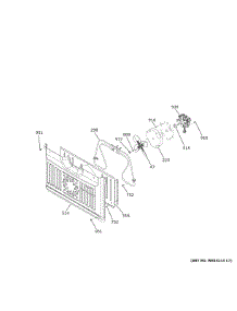 Upper Convection Fan parts for Ge Electric Wall Oven PTD700RSN2SS from AppliancePartsPros.com