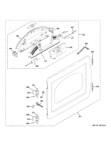 Door parts for Ge Dryer PTD90EBPT1DG from AppliancePartsPros.com