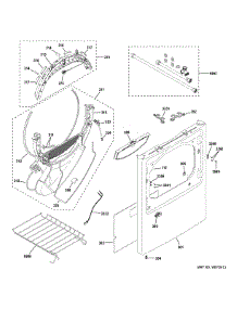 Front Panel parts for Ge Dryer PTD90GBPT1RS from AppliancePartsPros.com