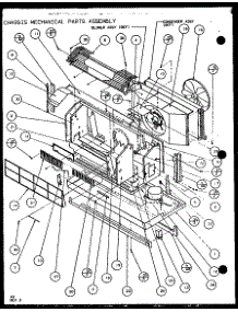 Chassis Mechanical Parts Assembly (Pth09300fr / P1103401r) (Pth09400fr / P1103501r) parts for Amana Central Air Conditioner PTH07300ER/P9882601R from AppliancePartsPros.com