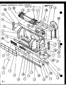 Chassis Mechanical Parts Assembly (Pth07300e / P9806801r) (Pth07400e / P9806901r) (Pth07300ec / P9811801r) (Pth07400ec / P9872301r) parts for Amana Central Air Conditioner PTH07400E/P9806901R from AppliancePartsPros.com