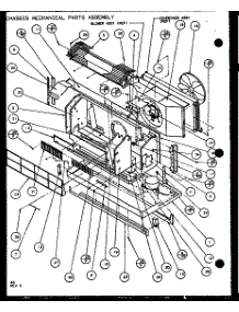 Chassis Mechanical Parts Assembly (Pth09300f / P1102601r) (Pth09400f / P1102701r) (Pth09300fc / P1103001r) (Pth09400fc / P1103101r) parts for Amana Central Air Conditioner PTH07400E/P9806901R from AppliancePartsPros.com