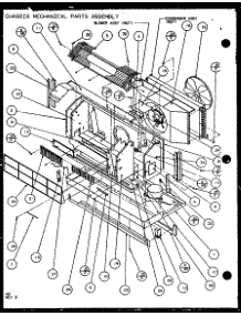 Chassis Mechanical Parts Assembly (Pth12300e / P9806829r) (Pth12400e / P9806929r) (Pth12300ec / P9811829r) (Pth12400ec / P9872329r) parts for Amana Central Air Conditioner PTH07400E/P9806901R from AppliancePartsPros.com