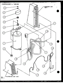 Compressor & Tubing (Pth12300e / P9806829r) (Pth12400e / P9806929r) (Pth12300ec / P9811829r) (Pth12400ec / P9872329r) parts for Amana Central Air Conditioner PTH07400E/P9806901R from AppliancePartsPros.com