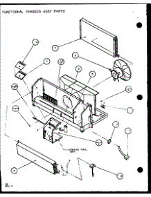 Functional Chassis Assy Parts (Pth09300fr / P1103401r) (Pth09400fr / P1103501r) (Pth12300er / P9812615r) parts for Amana Central Air Conditioner PTH07400ER/P9872101R from AppliancePartsPros.com