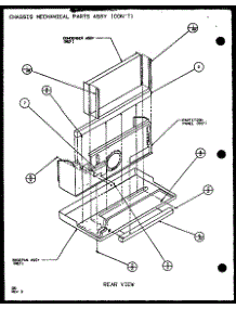 Chassis Mechanical Parts Assy (Pth09300e / P9806808r) (Pth09400e / P9806908r) (Pth09300ec / P9811808r) (Pth09400ec / P9872308r) parts for Amana Central Air Conditioner PTH09300E/P9806808R from AppliancePartsPros.com