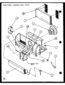 Functional Chassis Assy Parts (Pth12300e / P9806815r) (Pth12400e / P9806915r) (Pth12300ec / P9811815r) (Pth12400ec / P9872315r) parts for Amana Central Air Conditioner PTH09300F/P1102601R from AppliancePartsPros.com