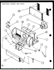 Functional Chassis Assy Parts (Pth15300e / P9806822r) (Pth15400e / P9806922r) (Pth15300ec / P9811822r) (Pth15400ec / P9872322r) parts for Amana Central Air Conditioner PTH09300FC/P1103001R from AppliancePartsPros.com