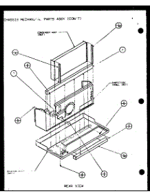 Chassis Mechanical Parts Assy (Con^T) (Pth07400er / P9872101r) (Pth07300er / P9812601r) parts for Amana Central Air Conditioner PTH09300FR/P1103401R from AppliancePartsPros.com